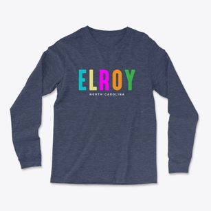 Elroy North Carolina Color Pop Light Soft Long Sleeve T-Shirt