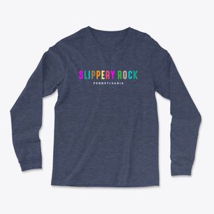 Slippery Rock Pennsylvania Color Pop Light Soft Long Sleeve T-Shirt