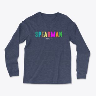 Spearman Texas Color Pop Light Soft Long Sleeve T-Shirt