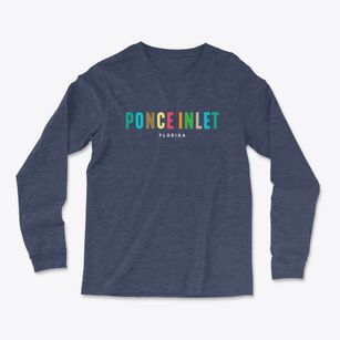 Ponce Inlet Florida Color Pop Light Soft Long Sleeve T-Shirt