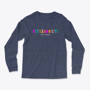 Kettleman City California Color Pop Light Soft Long Sleeve T-Shirt