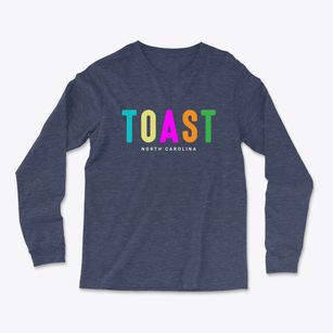 Toast North Carolina Color Pop Light Soft Long Sleeve T-Shirt