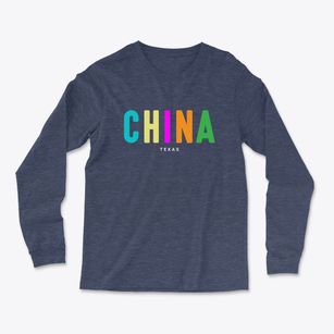 China Texas Color Pop Light Soft Long Sleeve T-Shirt