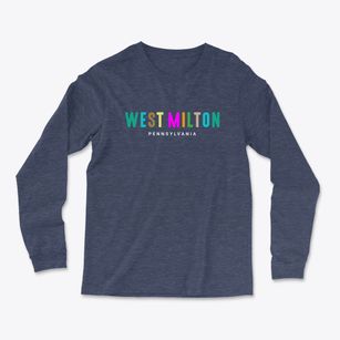 West Milton Pennsylvania Color Pop Light Soft Long Sleeve T-Shirt