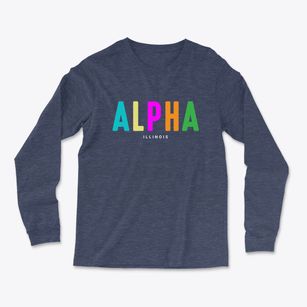 Alpha Illinois Color Pop Light Soft Long Sleeve T-Shirt