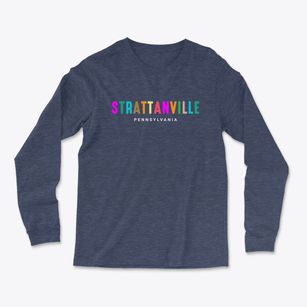 Strattanville Pennsylvania Color Pop Light Soft Long Sleeve T-Shirt