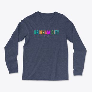 Brigham City Utah Color Pop Light Soft Long Sleeve T-Shirt