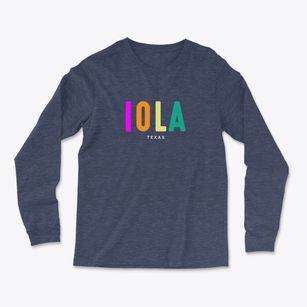 Iola Texas Color Pop Light Soft Long Sleeve T-Shirt