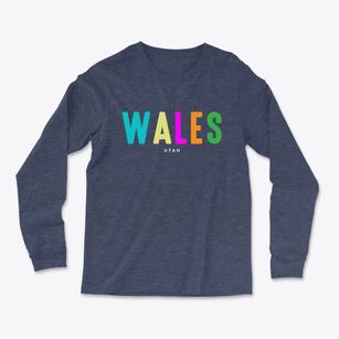 Wales Utah Color Pop Light Soft Long Sleeve T-Shirt