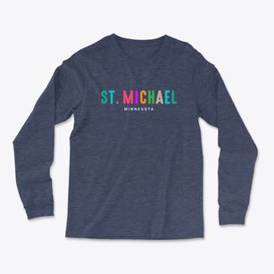 St. Michael Minnesota Color Pop Light Soft Long Sleeve T-Shirt