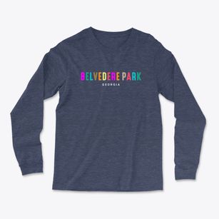 Belvedere Park Georgia Color Pop Light Soft Long Sleeve T-Shirt