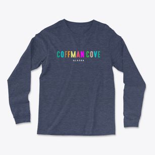 Coffman Cove Alaska Color Pop Light Soft Long Sleeve T-Shirt
