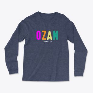 Ozan Arkansas Color Pop Light Soft Long Sleeve T-Shirt