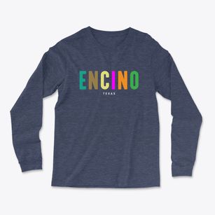 Encino Texas Color Pop Light Soft Long Sleeve T-Shirt