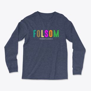 Folsom Pennsylvania Color Pop Light Soft Long Sleeve T-Shirt