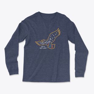   Let's Get Lost Light Soft Long Sleeve T-Shirt