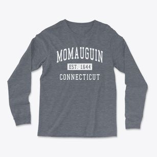 Momauguin Connecticut Classic Established Light Soft Long Sleeve T-Shirt
