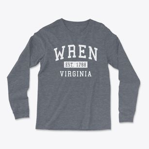 Wren Virginia Classic Established Light Soft Long Sleeve T-Shirt