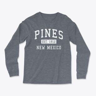 Pines New Mexico Classic Established Light Soft Long Sleeve T-Shirt