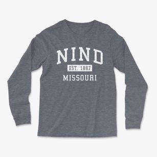 Nind Missouri Classic Established Light Soft Long Sleeve T-Shirt