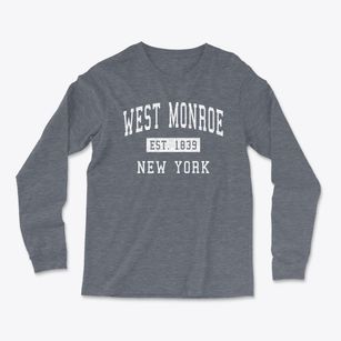 West Monroe New York Classic Established Light Soft Long Sleeve T-Shirt