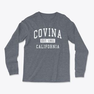 Covina California Classic Established Light Soft Long Sleeve T-Shirt