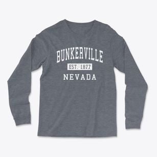 Bunkerville Nevada Classic Established Light Soft Long Sleeve T-Shirt