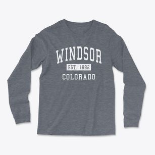 Windsor Colorado Classic Established Light Soft Long Sleeve T-Shirt