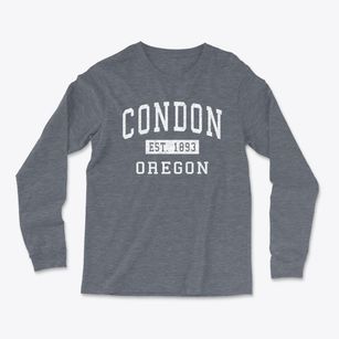 Condon Oregon Classic Established Light Soft Long Sleeve T-Shirt