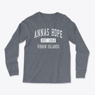 Annas Hope Virgin Islands Classic Established Light Soft Long Sleeve T-Shirt
