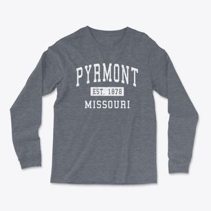 Pyrmont Missouri Classic Established Light Soft Long Sleeve T-Shirt