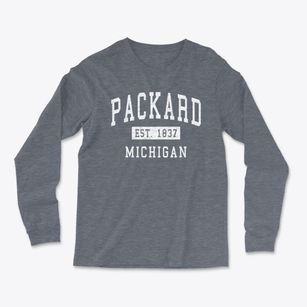 Packard Michigan Classic Established Light Soft Long Sleeve T-Shirt