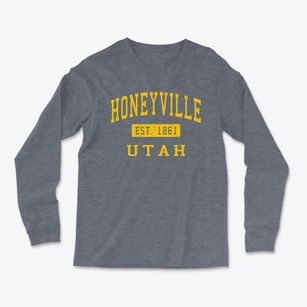 Honeyville Utah Classic Established Light Soft Long Sleeve T-Shirt