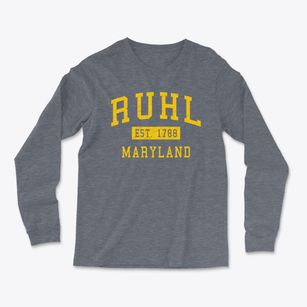 Ruhl Maryland Classic Established Light Soft Long Sleeve T-Shirt