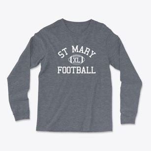St Mary Parish Classic Football Light Soft Long Sleeve T-Shirt