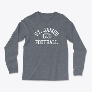 Saint James School Classic Football Light Soft Long Sleeve T-Shirt