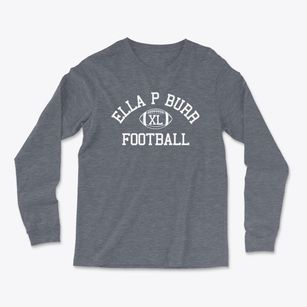 Ella P Burr School Classic Football Light Soft Long Sleeve T-Shirt