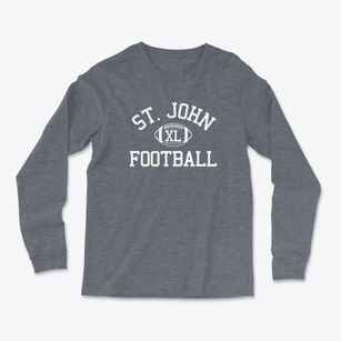 St. John The Evangelist School Classic Football Light Soft Long Sleeve T-Shirt