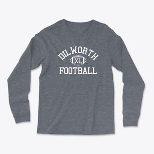 Dilworth Junior High School Classic Football Light Soft Long Sleeve T-Shirt