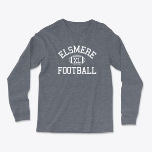 Elsmere School Classic Football Light Soft Long Sleeve T-Shirt