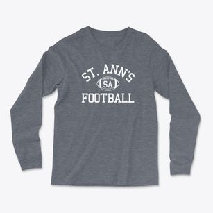 Saint Ann's School Classic Football Light Soft Long Sleeve T-Shirt