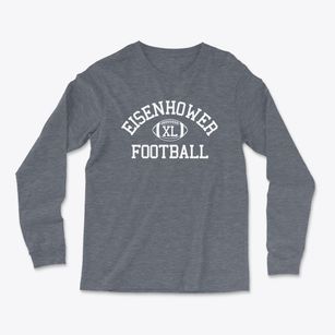 Eisenhower High School Classic Football Light Soft Long Sleeve T-Shirt