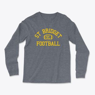 St Bridget Parish Classic Football Light Soft Long Sleeve T-Shirt