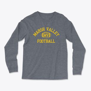 Marsh Valley High School Classic Football Light Soft Long Sleeve T-Shirt
