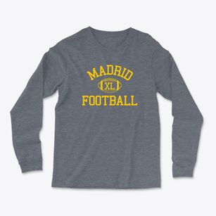 Madrid High School Classic Football Light Soft Long Sleeve T-Shirt