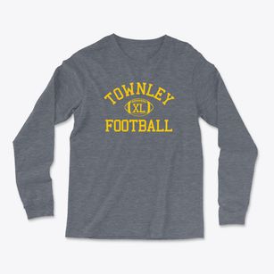 Townley Junior High School Classic Football Light Soft Long Sleeve T-Shirt