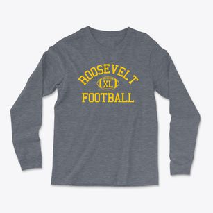 Roosevelt High School Classic Football Light Soft Long Sleeve T-Shirt
