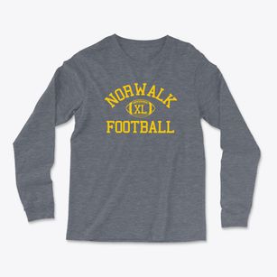 Norwalk High School Classic Football Light Soft Long Sleeve T-Shirt