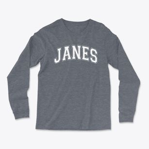 Janes Elementary School Varsity Arch Light Soft Long Sleeve T-Shirt