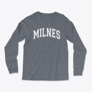 Milnes Elementary School Varsity Arch Light Soft Long Sleeve T-Shirt